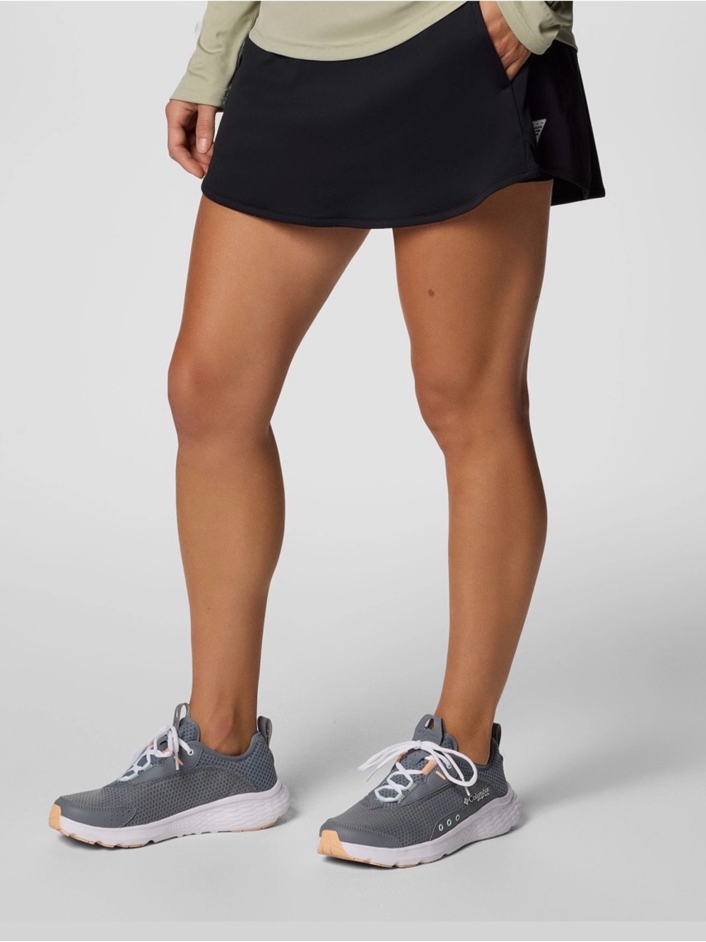 Columbia Black Women's Active Skort with Side Pocket M